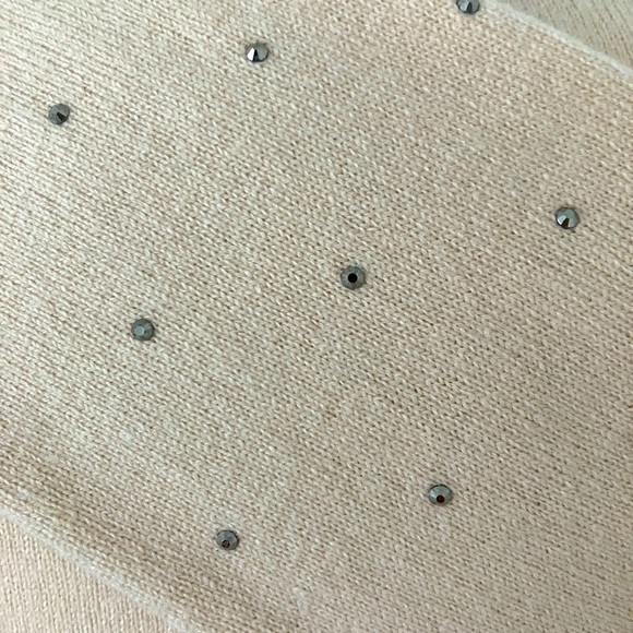 Persona by Marina Rinaldi Itlay Wool/Cashmere /Stud  Accent Tunic Sweate… - Picture 6 of 6